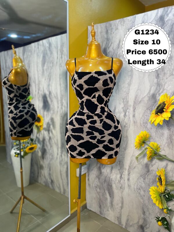 G1234 - Animal print mini dress (10)