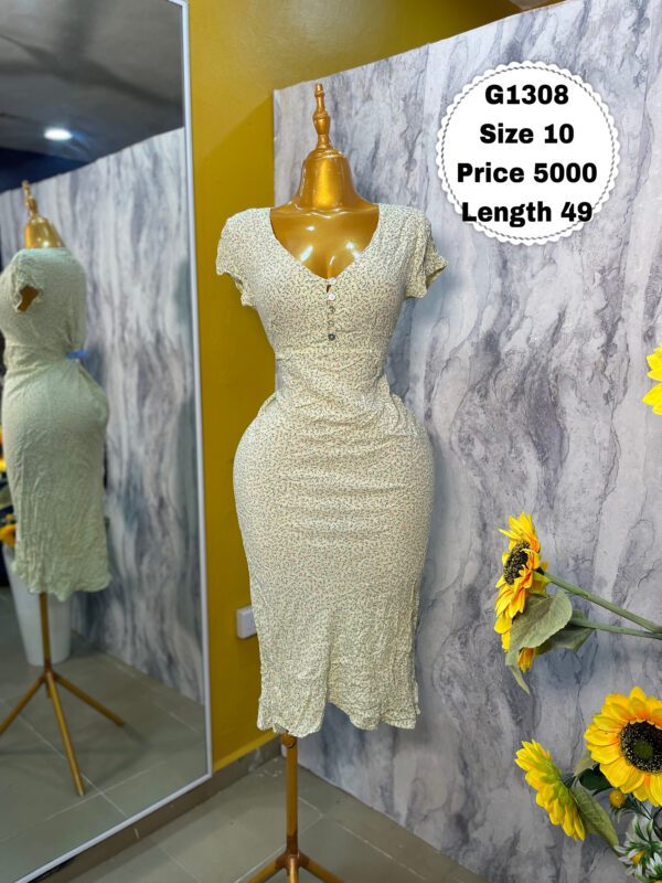 G1308 - Floral cotton slip dress | Size 10