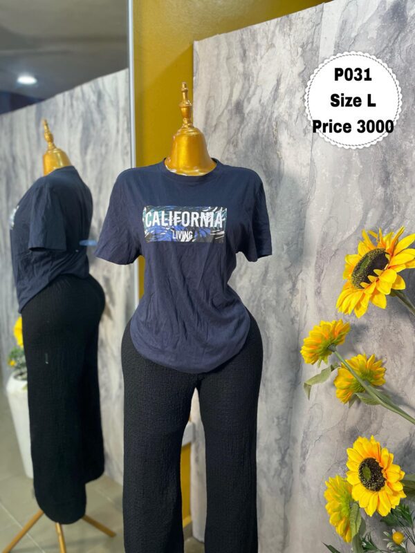 P031 - Navy blue Statement Polo | Size L