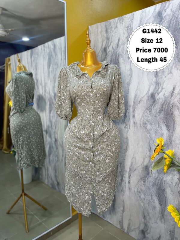G1442 - Floral shirt dress | Size 12
