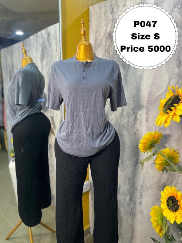 P047 - Powder Blue polo | Size S