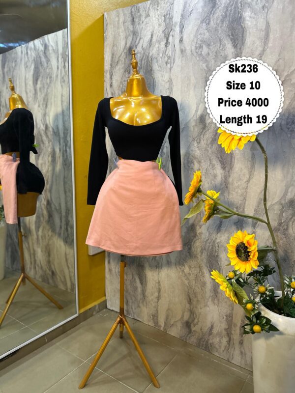 SK236 - Soft pink mini skirt (10)