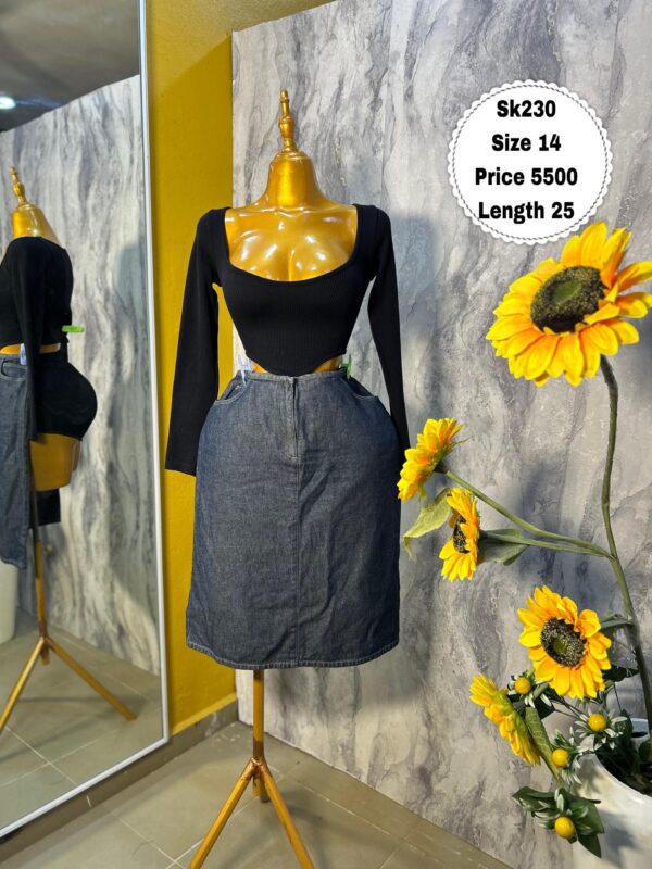 SK230 - Chic denim midi skirt (14)