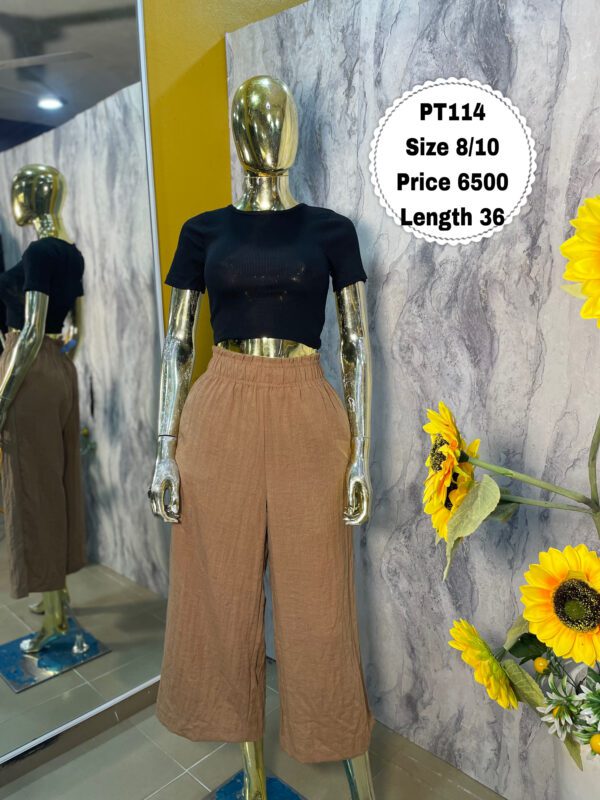 PT144 - Brown Culottes Palazzo | Size 8/10