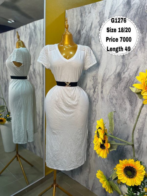 G1276 - White Polo Dress | Size 18/20