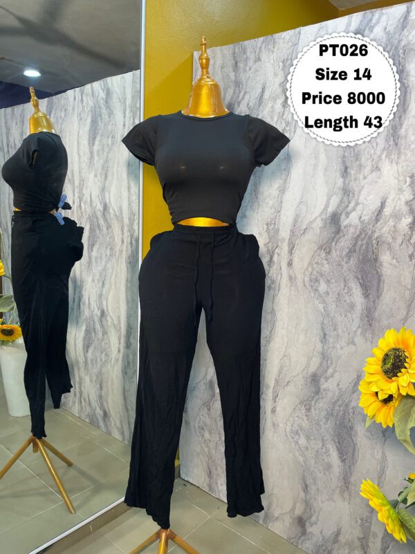 PT026 - Beautiful black pant trouser | Size 14