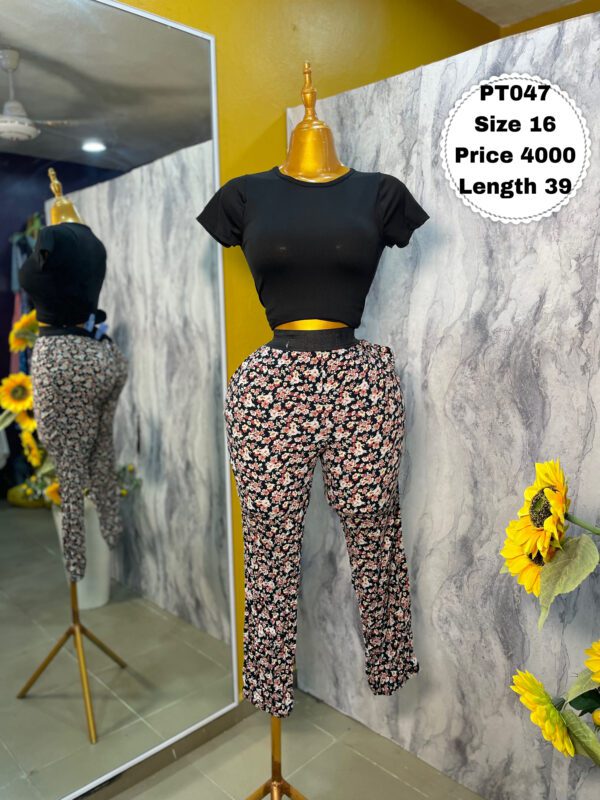 PT047 - Floral Palazzo pants | Size 16