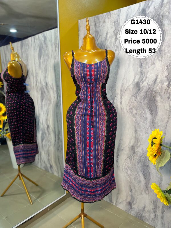 G1430 - Beautiful casual maxi dress | Size 10/12