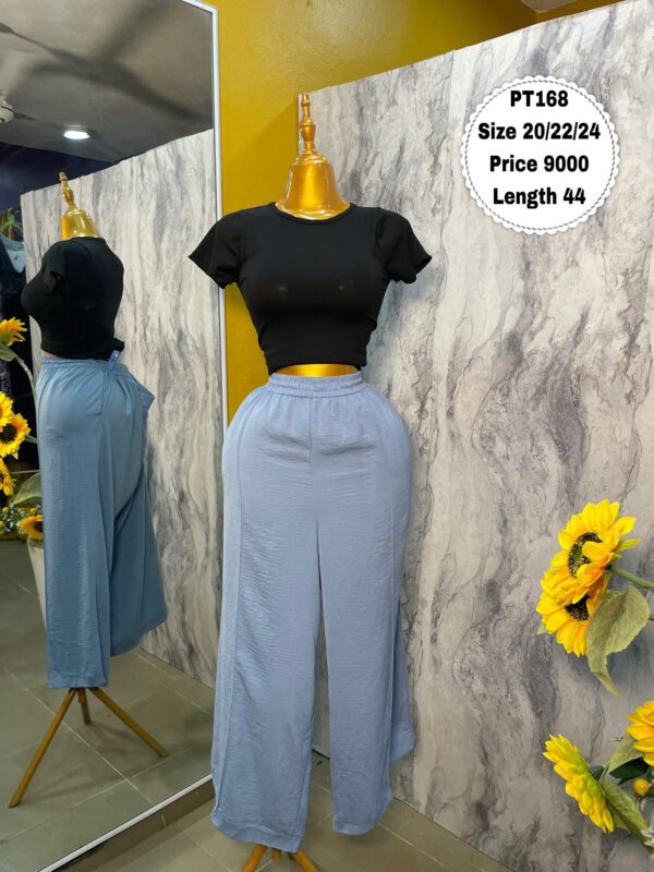 PT168 - Beautiful sky blue palazzo pant | Size 20-24